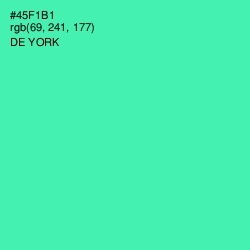 #45F1B1 - De York Color Image