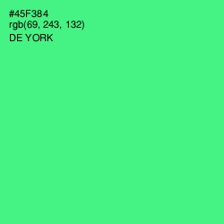 #45F384 - De York Color Image