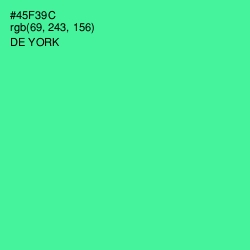 #45F39C - De York Color Image