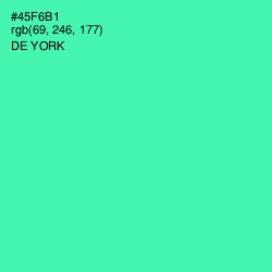 #45F6B1 - De York Color Image