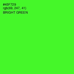 #45F729 - Bright Green Color Image