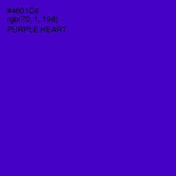 #4601C6 - Purple Heart Color Image