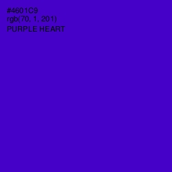 #4601C9 - Purple Heart Color Image