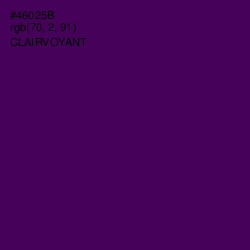 #46025B - Clairvoyant Color Image