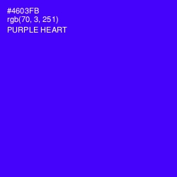 #4603FB - Purple Heart Color Image