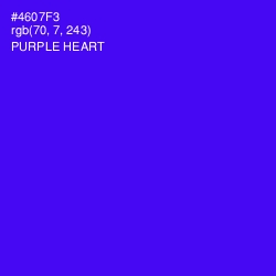 #4607F3 - Purple Heart Color Image