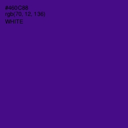 #460C88 - Pigment Indigo Color Image