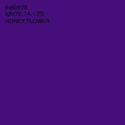 #460E7B - Honey Flower Color Image