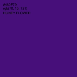 #460F79 - Honey Flower Color Image