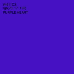 #4611C3 - Purple Heart Color Image