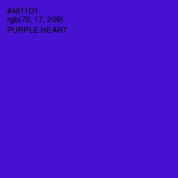 #4611D1 - Purple Heart Color Image