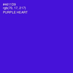 #4611D9 - Purple Heart Color Image