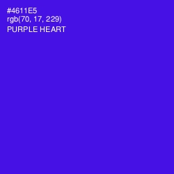 #4611E5 - Purple Heart Color Image