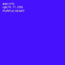 #4611FD - Purple Heart Color Image