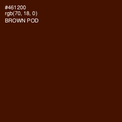 #461200 - Brown Pod Color Image