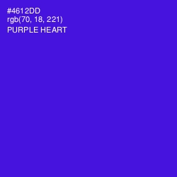 #4612DD - Purple Heart Color Image