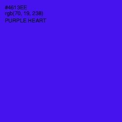 #4613EE - Purple Heart Color Image