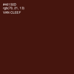 #46150D - Van Cleef Color Image