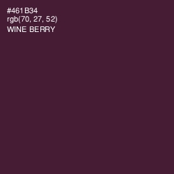 #461B34 - Wine Berry Color Image