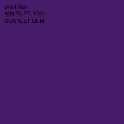 #461B6A - Scarlet Gum Color Image