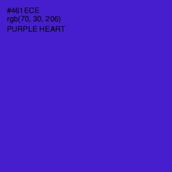 #461ECE - Purple Heart Color Image