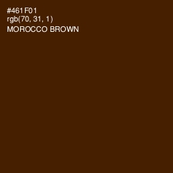 #461F01 - Morocco Brown Color Image