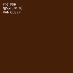 #461F09 - Van Cleef Color Image