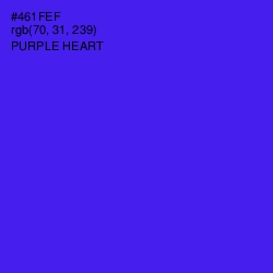 #461FEF - Purple Heart Color Image