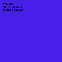 #4620E6 - Purple Heart Color Image