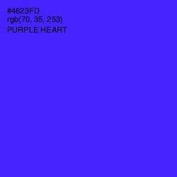 #4623FD - Purple Heart Color Image