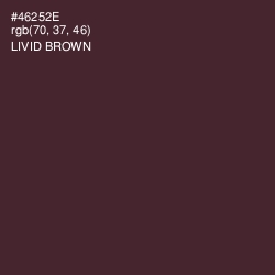 #46252E - Livid Brown Color Image