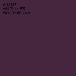 #46253F - Woody Brown Color Image