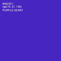 #4625C1 - Purple Heart Color Image