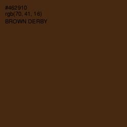 #462910 - Brown Derby Color Image