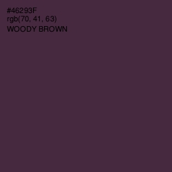 #46293F - Woody Brown Color Image