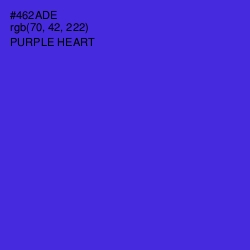 #462ADE - Purple Heart Color Image