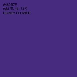 #462B7F - Honey Flower Color Image