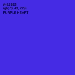 #462BE5 - Purple Heart Color Image