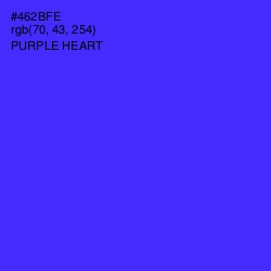 #462BFE - Purple Heart Color Image