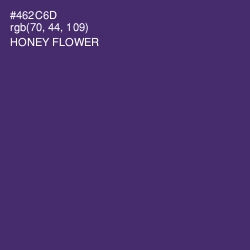 #462C6D - Honey Flower Color Image