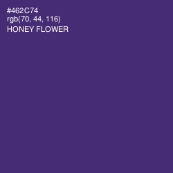 #462C74 - Honey Flower Color Image
