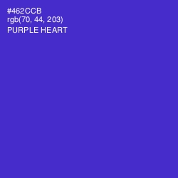 #462CCB - Purple Heart Color Image