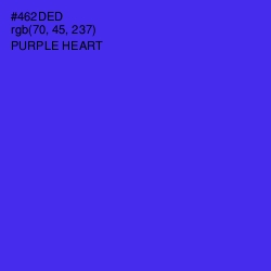 #462DED - Purple Heart Color Image