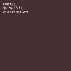 #462F33 - Woody Brown Color Image