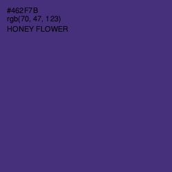 #462F7B - Honey Flower Color Image