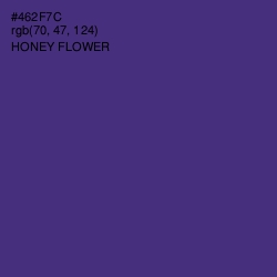 #462F7C - Honey Flower Color Image