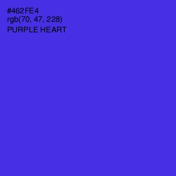 #462FE4 - Purple Heart Color Image