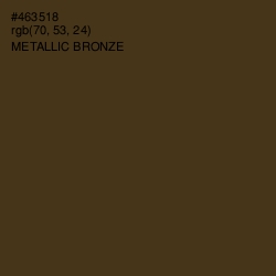 #463518 - Metallic Bronze Color Image