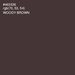 #463536 - Woody Brown Color Image