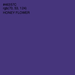 #46357C - Honey Flower Color Image